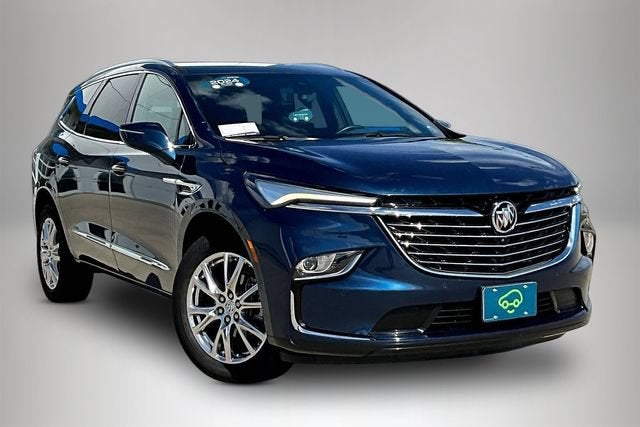 2024 Buick Enclave Premium in Emperor Blue Metallic — front three-quarter view