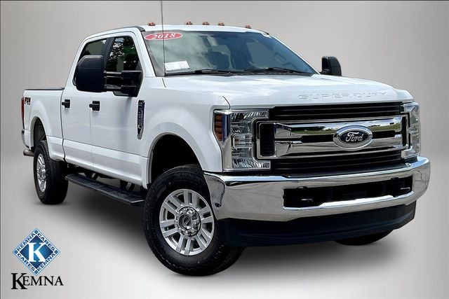 2018 Ford F-250 XL in White — front three-quarter view