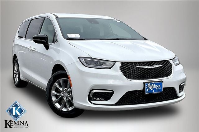 2026 Chrysler Pacifica PACIFICA SELECT AWD in Bright White Clear-Coat Exterior Paint — front three-quarter view