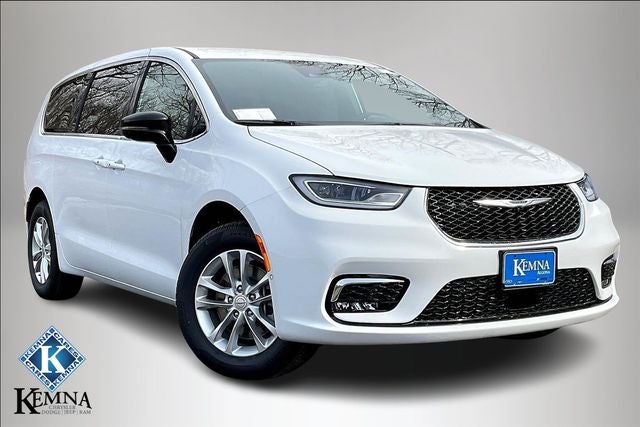 2026 Chrysler Pacifica PACIFICA SELECT AWD in Bright White Clear-Coat Exterior Paint — front three-quarter view