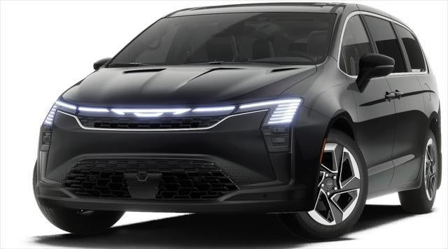 2027 Chrysler Pacifica PACIFICA LIMITED AWD in Diamond Black Crystal Pearl-Coat Exterior Paint — front three-quarter view